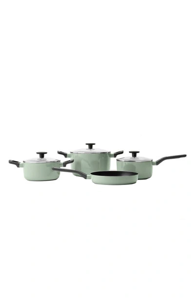 Berghoff Leo 7-piece Cookwear Set In Green/ Black