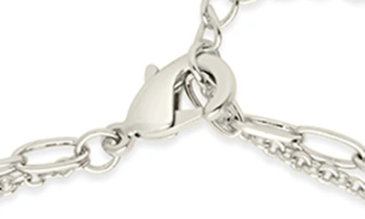 Sterling Forever Nerissa 18mm Freshwater Pearl Pendant Layered Necklace In Silver