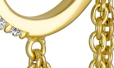 Shop Bling Jewelry Sterling Silver Minimalist Dangling Earrings In Gold - Geometric