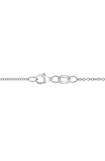 Effy Sterling Silver Diamond & Ruby Cross Pendant Necklace In Red