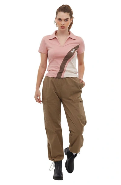 Shop Bench Marple Heritage Johnny Collar Polo In Mellow Rose