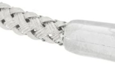 Shop Meshmerise Diamond Embellished Flex Chain Bracelet In White