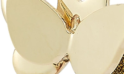 Ember Fine Jewelry 14k Yellow Gold Butterfly Stud Earrings In Gold