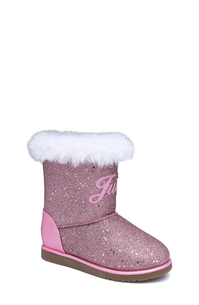 Shop Juicy Couture Malibu Faux Fur Lined Boot In Pink