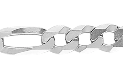 Yield Of Men Sterling Silver 5mm Figaro Chain Necklace In Silver