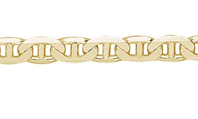 Yield Of Men 18k Gold Plated Sterling Silver Mariner Link Necklace In Gold
