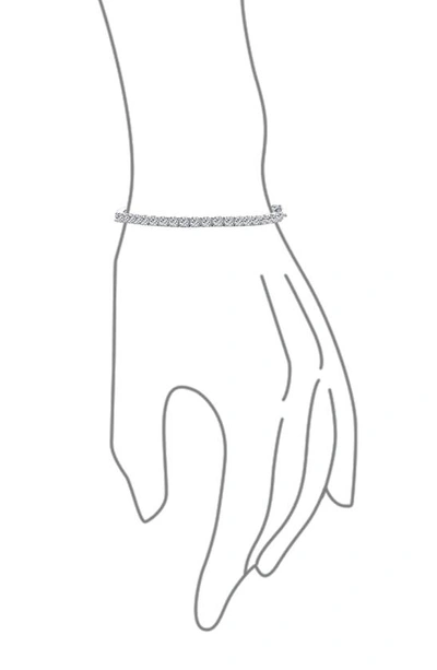 Bling Jewelry Cubic Zirconia Hinged Bangle Bracelet In Clear