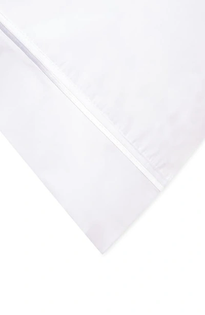 Shop Melange Home Single Embroidered Line 300 Thread Count 100% Cotton Pillowcases In White