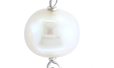 Effy Sterling Silver 3–9mm Graduated Freshwater Pearl Drop Earrings In White