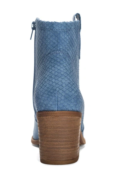 Shop Dirty Laundry Unite Western Bootie In Blue