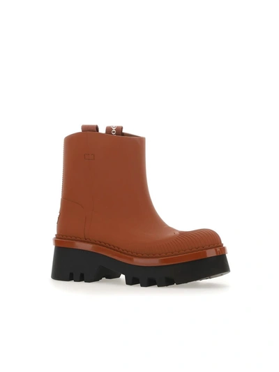 Shop Chloé Boots In Chestnut Brown