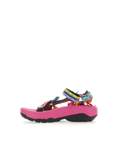 Shop Chloé Sandals In Multi Pink