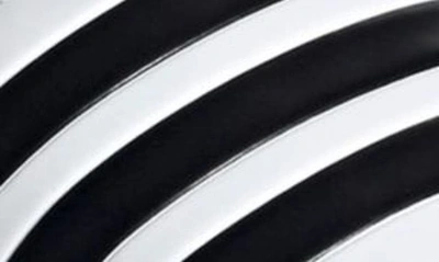 Shop Adidas Originals Gender Inclusive Adilette Comfort Sport Slide Sandal In White/ Black/ Black