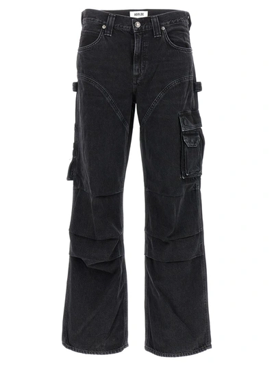 Shop Agolde 'nera' Jeans In Black