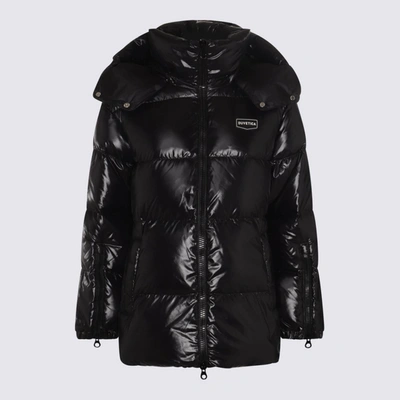 Shop Duvetica Black Alloro Down Jacket