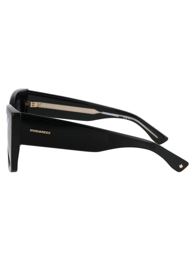 Shop Dsquared2 Sunglasses In 2m29o Black Gold