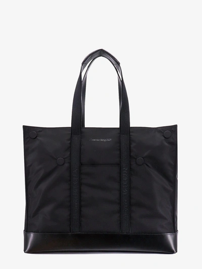 Shop Alexander Mcqueen Leather Shoulder Bags In Black