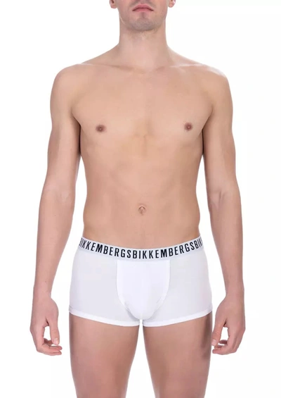 Bikkembergs White Cotton Underwear In White
