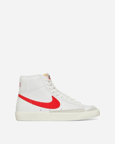 Shop Nike Wmns Blazer Mid  77 Sneakers White / Habanero Red In Multicolor