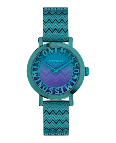 Shop Missoni Melrose Bracelet Watch In Multi