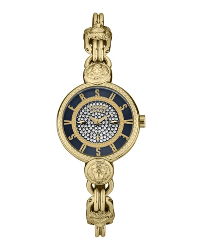 Shop Versus Les Docks Petite Bracelet Watch In Gold