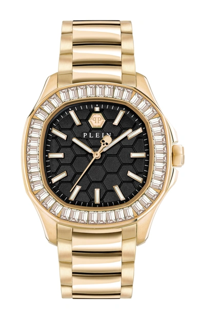 Shop Philipp Plein $pectre Lady Crystal Watch In Multi