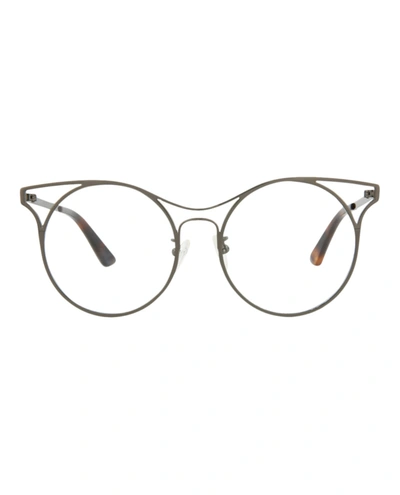 Mcq By Alexander Mcqueen Mq0174oa 001 Cat Eye Eyeglasses Mx In Multi