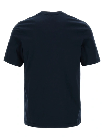 Shop Maison Kitsuné Fox Champion T-shirt Blue