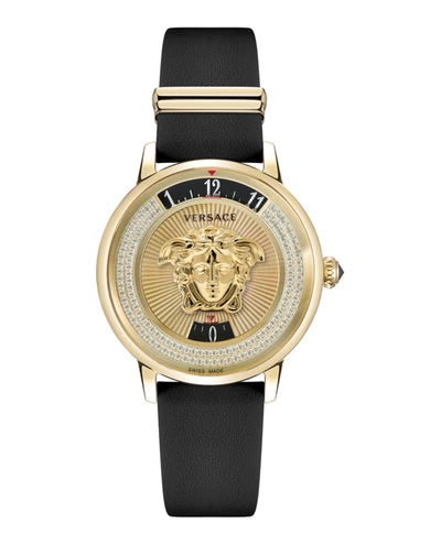 Shop Versace Medusa Icon Diamond Watch In Multi