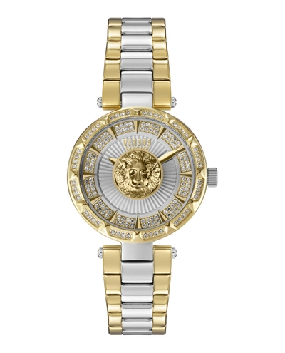 Shop Versus Sertie Crystal Bracelet Watch In Multi