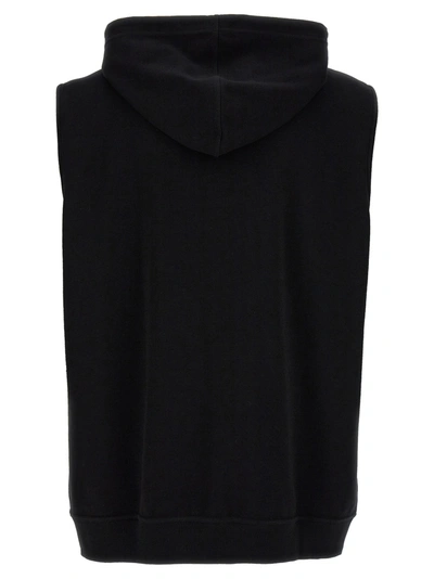 Shop Brunello Cucinelli Hooded Vest Gilet Black