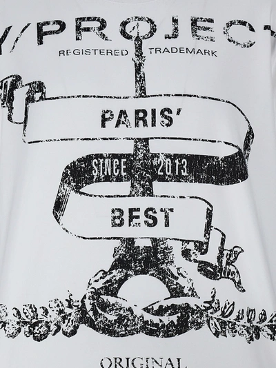 Shop Y/project Paris Best T-shirt White