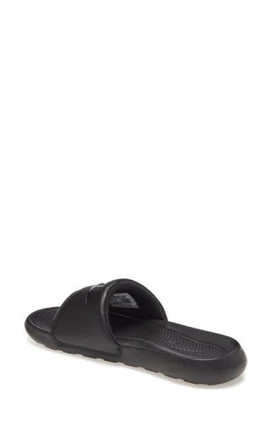 Shop Nike Victori Slide Sandal In Black/ Black/ Black