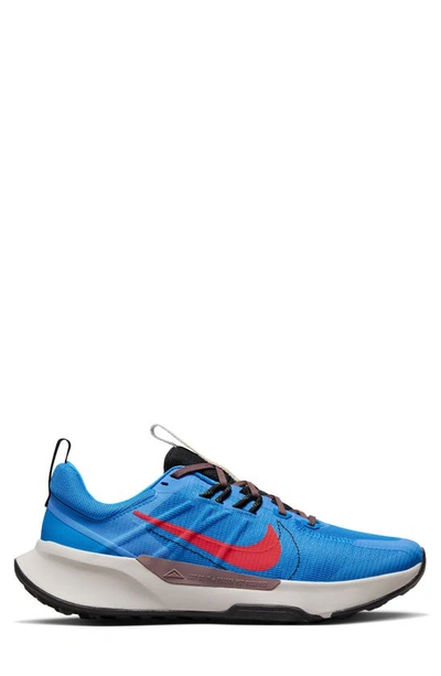 Shop Nike Juniper Trail 2 Running Shoe In Light Photo Blue/ Track Red