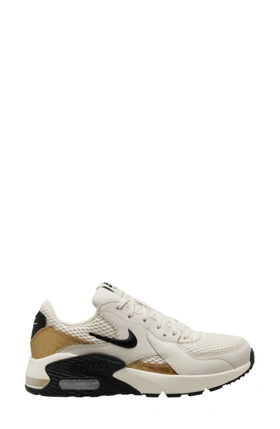 Air Max Excee Shoe In Phantom/ Black/ Gold/ Sail