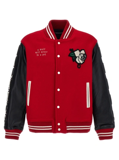 Shop Undercover Varsity Casual Jackets, Parka Red