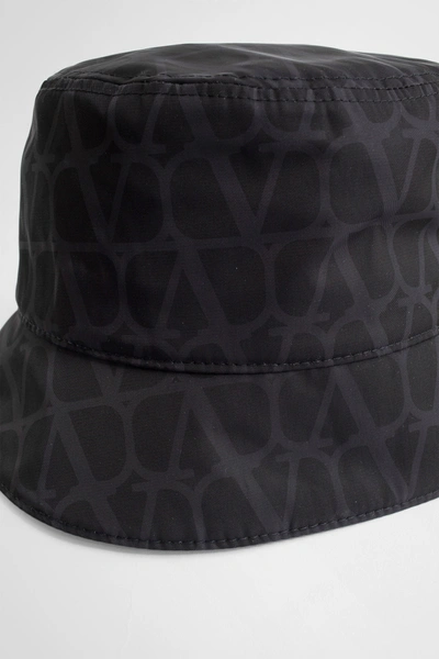 Shop Valentino Man Grey Hats