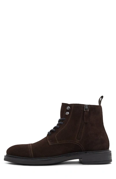 Shop Aldo Unilis Lace-up Boot In Dark Brown