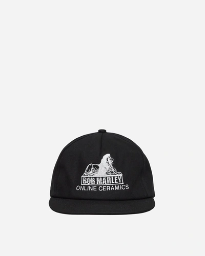 Shop Online Ceramics Bob Marley Logo Hat In Black