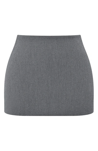 House Of Cb Jessamine Miniskirt In Grey