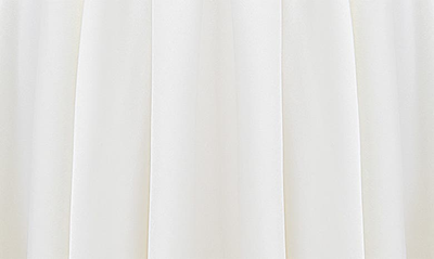 House Of Cb Suzette Satin Midi Skirt In Ivory