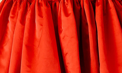 Shop Sau Lee Emilie Bow Neck Fit & Flare Dress In Red