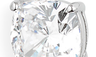 Nadri Rockstars Cubic Zirconia Drop Earrings In Rhodium