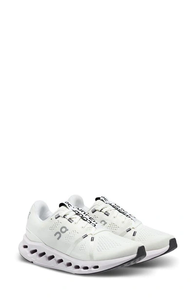 Shop On Cloudsurfer Running Shoe In White/ Frost