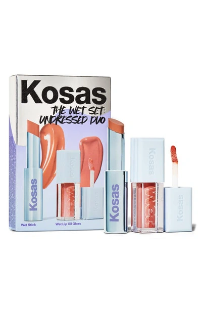 Shop Kosas The Wet Set: Undressed Lip Duo (limited Edition) $34 Value