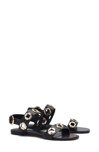 Shop Larroude Milan Sandal In Black