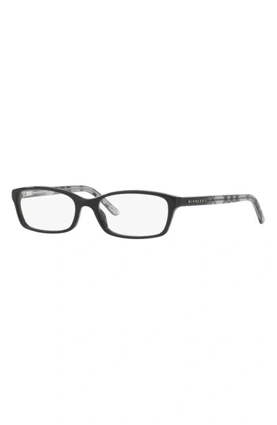 Shop Burberry 53mm Pillow Optical Glasses In Black