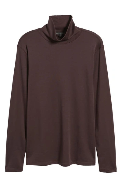 Robert Barakett Georgia Cotton Turtleneck In Port