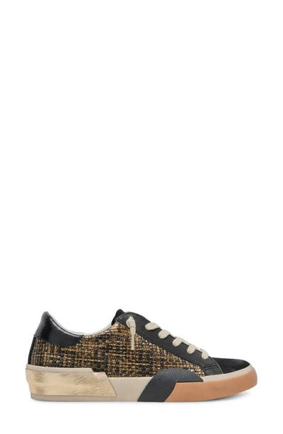 Shop Dolce Vita Zina Sneaker In Bronze/ Black Knit