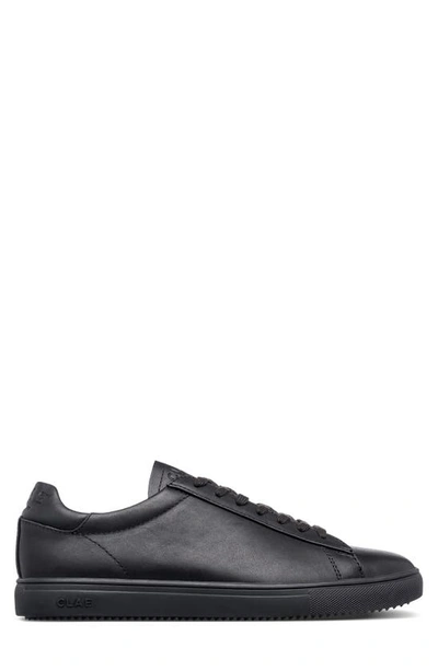 Shop Clae Bradley Sneaker In Triple Black Leather